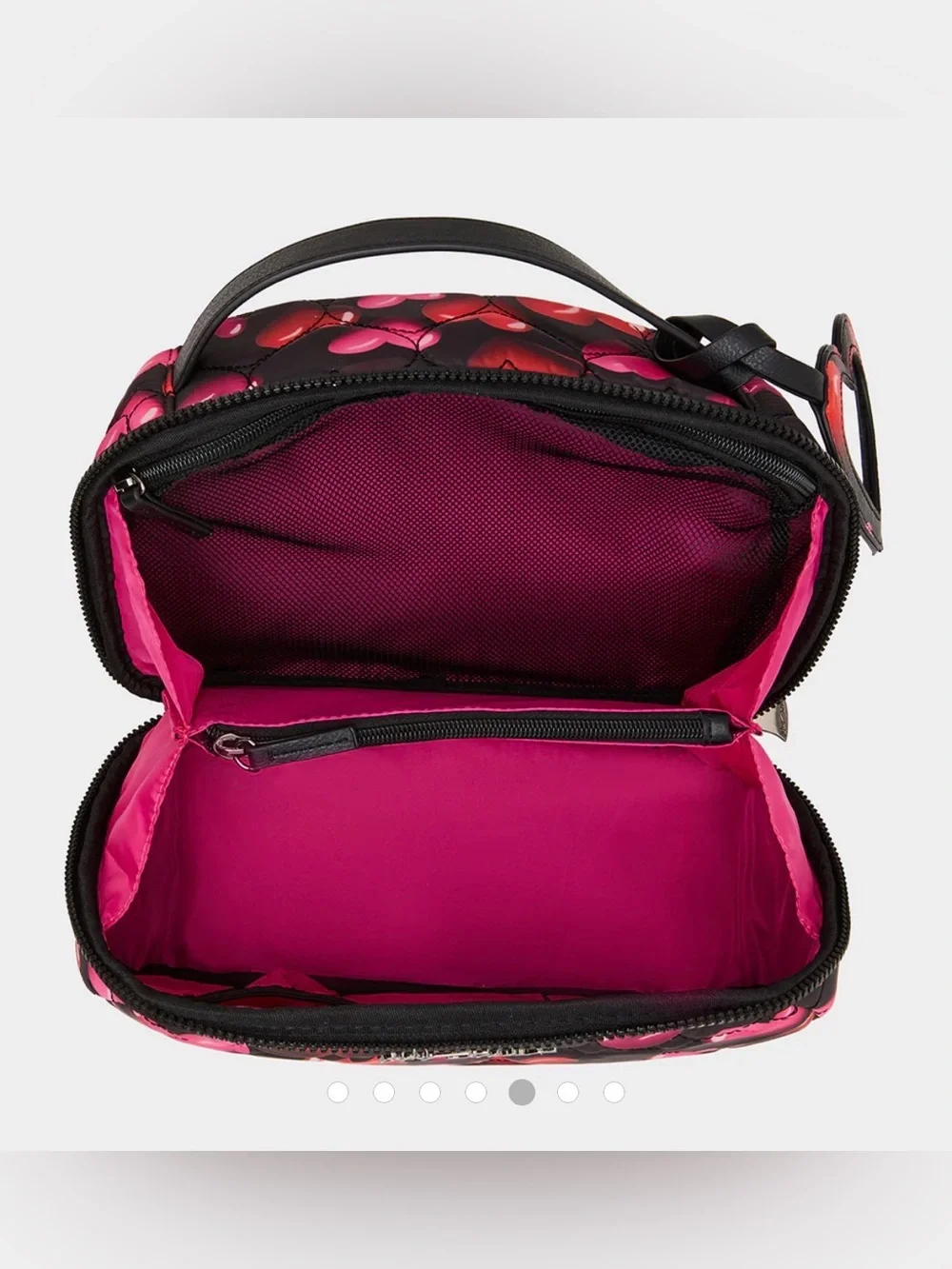 Betsey Johnson Loaf Cosmetic Case. Black/Multi. - Picture 12 of 17